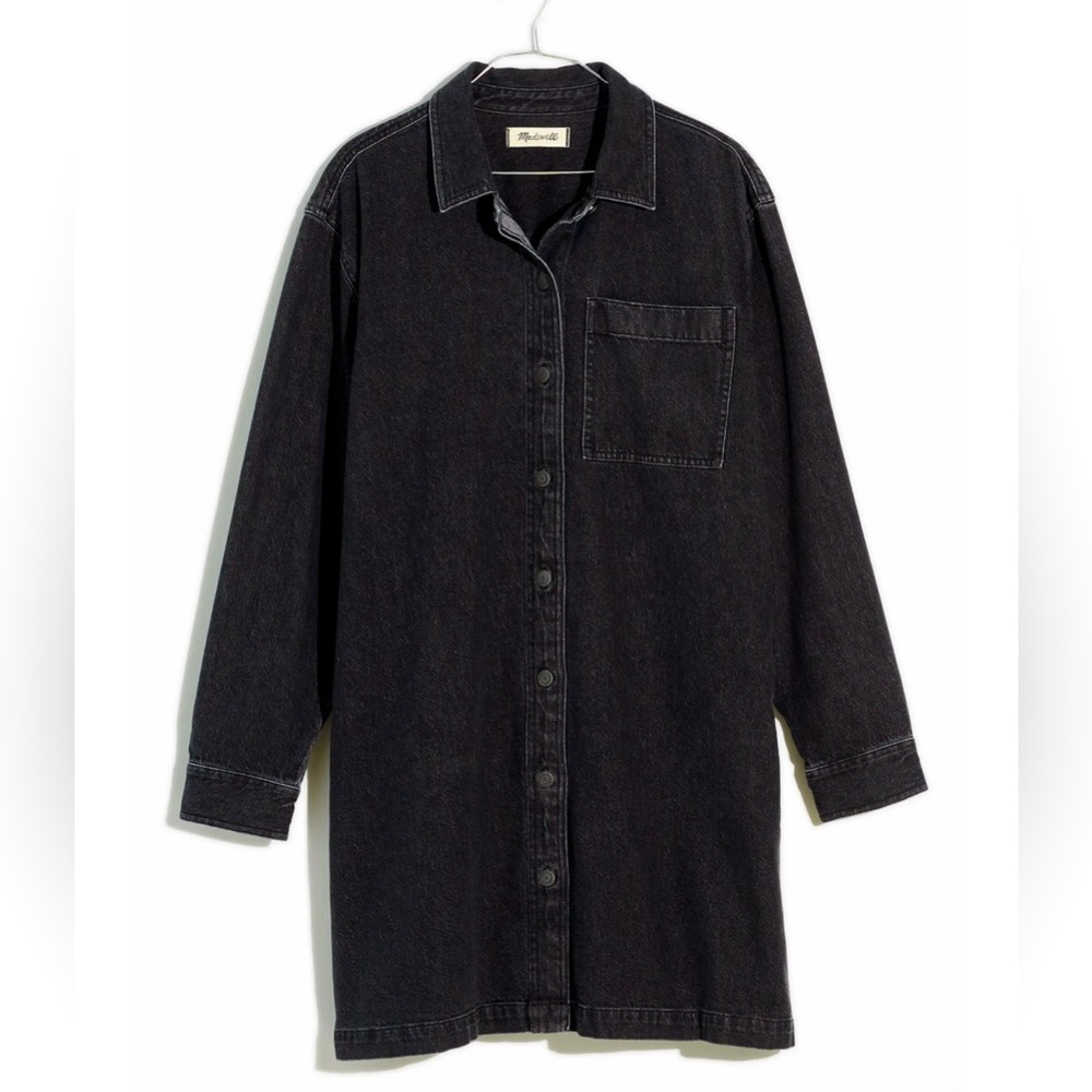 Madewell Oversized Denim Shirtdress - M
